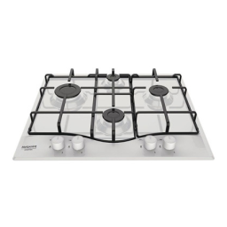 Ariston PCN 642 A(WH) Hob Manuel utilisateur | Fixfr