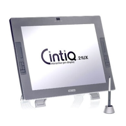 Wacom CINTIQ 21UX Manuel utilisateur | Fixfr