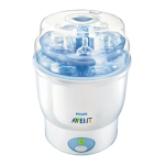 Avent SCF276/01 Avent St&eacute;rilisateur &eacute;lectronique &agrave; vapeur 24 heures Manuel utilisateur