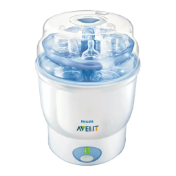 Avent SCF276/01 Avent Stérilisateur électronique à vapeur 24 heures Manuel utilisateur | Fixfr