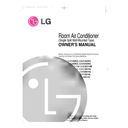 LG SPG89, SPG89HP Climatiseur : Guide d'utilisation + IA | Fixfr