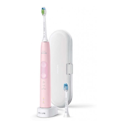 Sonicare HX6856/17 Sonicare ProtectiveClean 5100 Brosse à dents électrique Manuel utilisateur | Fixfr