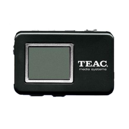 TEAC MP-400 Manuel utilisateur | Fixfr
