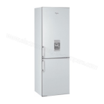 Whirlpool WBE3325 NF TS AQUA Fridge/freezer combination Manuel utilisateur