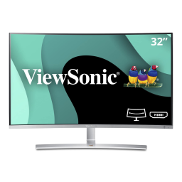 ViewSonic VX3216-SCMH-W-2 MONITOR Mode d'emploi | Fixfr