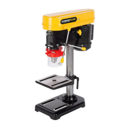 Powerplus POWX153 BENCH DRILL 350W Manuel du propriétaire | Fixfr