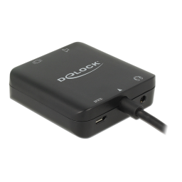 DeLOCK 62784 HDMI Audio Extractor 4K 30 Hz compact Fiche technique | Fixfr