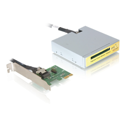 DeLOCK 66208 3.5” Express card drive 54mm Fiche technique | Fixfr