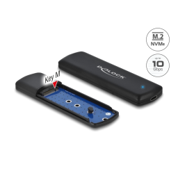 DeLOCK 42615 External Enclosure for M.2 NVMe PCIe SSD Fiche technique | Fixfr