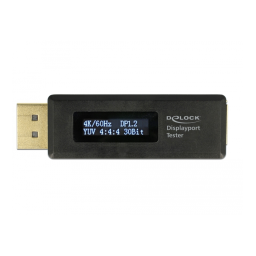 DeLOCK 63338 DisplayPort Tester for EDID information Fiche technique | Fixfr
