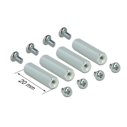 DeLOCK 18349 Standoff Mounting Set M2.5, M3, M4, M5 and M6 hexagon 362 pieces Fiche technique | Fixfr