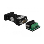 DeLOCK 62919 Converter 1 x Serial RS-232 DB9 to 1 x Serial RS-485 Fiche technique