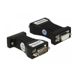 DeLOCK 62921 Isolator 1 x Serial RS-232 DB9 female to 1 x Serial RS-232 DB9 male 3 kV Fiche technique | Fixfr