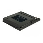 DeLOCK 42602 External Enclosure for 5.25&Prime; Slim SATA Drives 12.7 mm to USB Type-A male Fiche technique