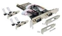 DeLOCK 89347 PCI Express Card to 6 x Serial Fiche technique | Fixfr
