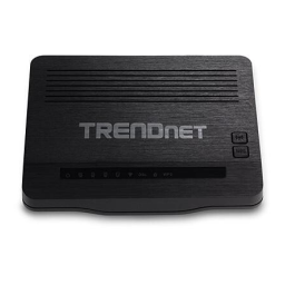 Trendnet TEW-721BRM N150 Wireless ADSL 2+ Modem Router Fiche technique | Fixfr