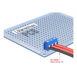 DeLOCK 66016 Terminal block for PCB soldering version 3 pin 5.00 mm pitch vertical 10 pieces Fiche technique