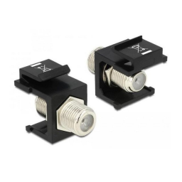 DeLOCK 86332 Keystone Module ST Simplex female > ST Simplex female black Fiche technique | Fixfr
