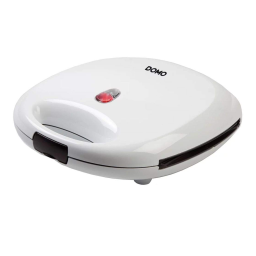 Domo DO9046C CROQUE FAMILLE Gaufrier, croque monsieur Manuel utilisateur | Fixfr