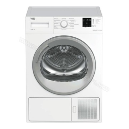 Beko SLP10WS2 Sèche linge pompe à chaleur Owner's Manual | Fixfr