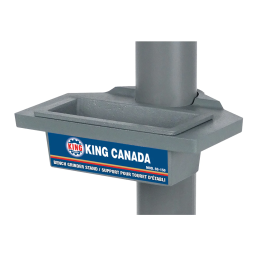 King Canada SS-150 BENCH GRINDER STAND Manuel utilisateur | Fixfr
