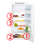 BORETTI BRVN123 Refrigerator Manuel utilisateur