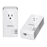 Trendnet RB-TPL-421E2K Powerline 1200 AV2 Adapter Kit Manuel utilisateur