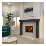 Pearl Mantels RPS48PD 48 in. x 42 in. Non-Combustible Pepper Surround Mantel Mode d'emploi