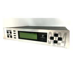 Behringer DSP9024 Manuel du propriétaire | Fixfr