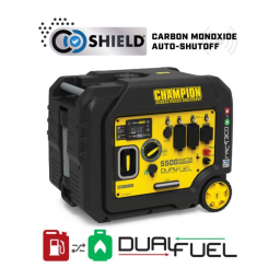 Champion Power Equipment 201243 5500-Watt Dual Fuel Inverter with CO Shield® Manuel utilisateur | Fixfr