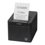 Citizen CT-E601 printer Fiche technique
