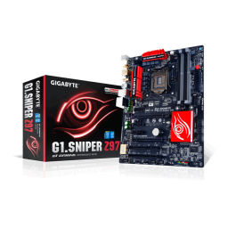 Gigabyte G1.Sniper Z97 Motherboard Manuel du propriétaire | Fixfr