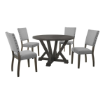 OSP Home Furnishings BEKCT-AW Berkley 5-Piece Set Table Chairs Mode d'emploi