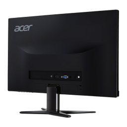 Acer G247HYU : Guide d'utilisation avec IA et PDF | Fixfr