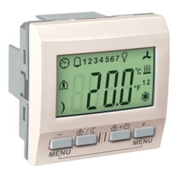 KNX Room temperature control unit, flushmounted/PI