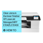 HP LaserJet Managed MFP E72425-E72430 series Manuel utilisateur