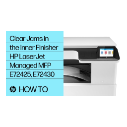 LaserJet Managed MFP E72425-E72430 series