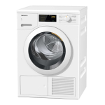 Miele TCD260WP 8kg S&egrave;che-linge pompe &agrave; chaleur T1 Manuel utilisateur