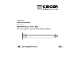 GEIGER SOLIDline SoftLock Mode d'emploi | Fixfr