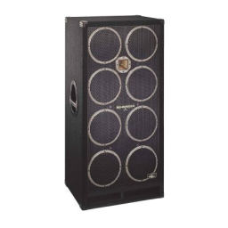 Behringer BB810 Manuel du propriétaire | Fixfr