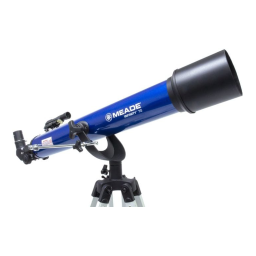 Meade 209003 Infinity 70mm Altazimuth Refractor Telescope Manuel utilisateur | Fixfr