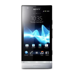 Sony Xperia P Manuel du propriétaire | Fixfr