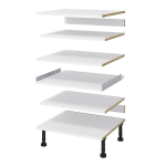 GoodHome 60cm Wide Appliance Shelf Pack Manuel utilisateur