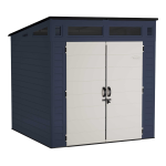 Suncast BMS7786 Defender&reg; 7 ft. x 7 ft. Storage Shed Manuel utilisateur