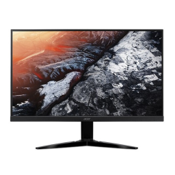 Acer KG271 Monitor Manuel utilisateur | Fixfr