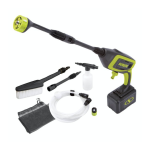 Sun Joe 24V-PP350-LTE-GRY 24-Volt iON+ Power Cleaner Kit Manuel du propri&eacute;taire