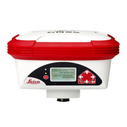 Leica GEOACE RTK BASE STATION Manuel utilisateur | Fixfr