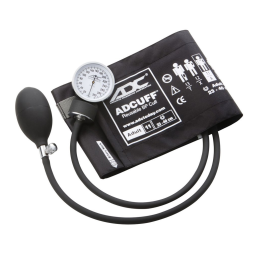 ADC Prosphyg™ SPU Single-Patient-Use Sphygmomanometer Mode d'emploi | Fixfr