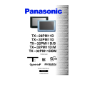 Panasonic TX29PS11FM Operating instrustions