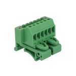 DeLOCK 65942 Terminal block set for DIN rail 6 pin Fiche technique